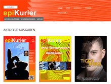 Tablet Screenshot of epikurier.de